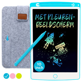 LCD Tekentablet | 10 inch | Blauw | Kleurenscherm