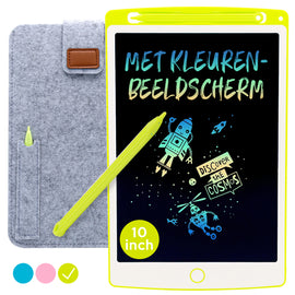 LCD Tekentablet | 10 inch | Groen | Kleurenscherm