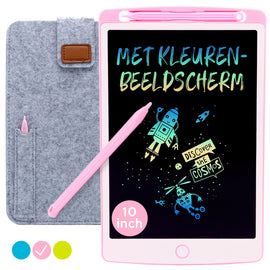 LCD Tekentablet | 10 inch | Roze | Kleurenscherm