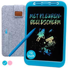 LCD Tekentablet | 12 inch | Blauw | Kleurenscherm