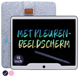 LCD Tekentablet | 15 inch | Blauw | Kleurenscherm