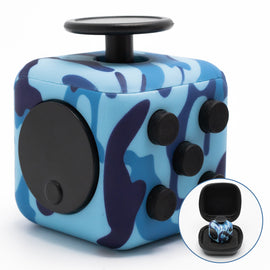 Fidget Cube | Camo Blauw