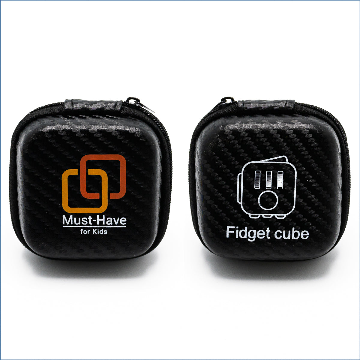 Must-Have for Kids, Fidget Cube Camo Blauw - Friemelkube - Anti Stress  Jouets